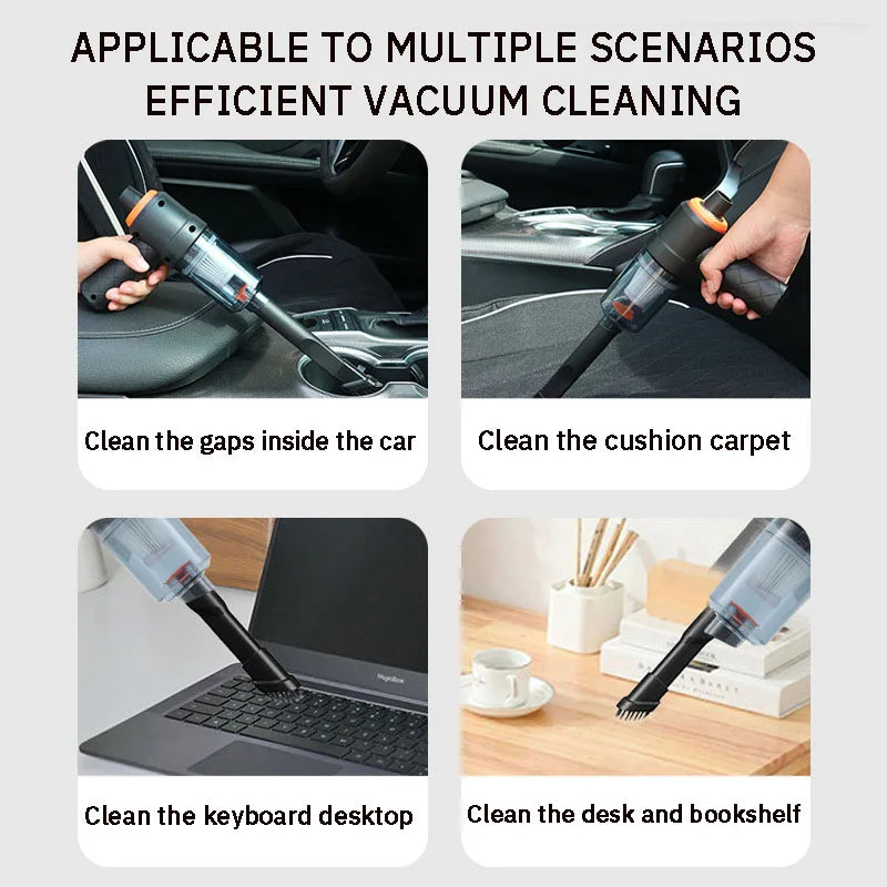 CENRR 98000PA Auto Staubsauger – Ultra High Power Car Mounted Vacuum Cleaner, kabellos & kompakt